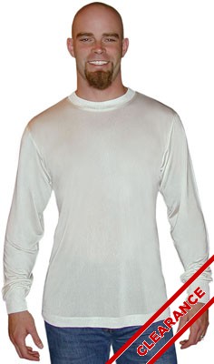 mens silk crew neck shirts