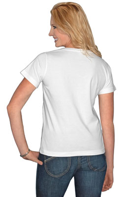 Ladies Jersey Scoop Neck T-shirt (LAT Style 3580)
