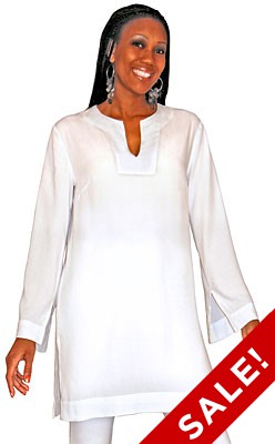 white denim jumper dress