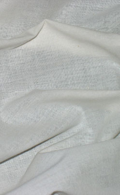 90 Wide Muslin Fabric Dyed Off White, by the yard