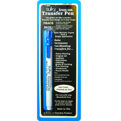 Iron-on Transfer Pen, Blue – Benzie Design