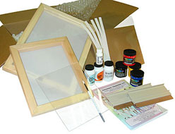Premium Photo  Set of screen printing tools, kit