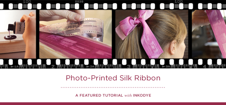 printed silk ribbon